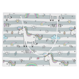 Bolsa De Regalo Grande Unicornio