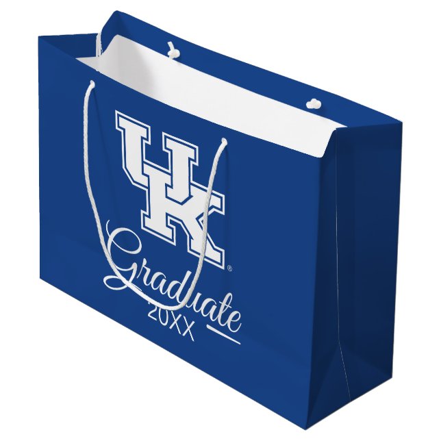 Bolsa De Regalo Grande Universidad de Kentucky| Graduación (Angulo Anverso)