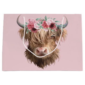Bolsa De Regalo Grande Vaca Highland