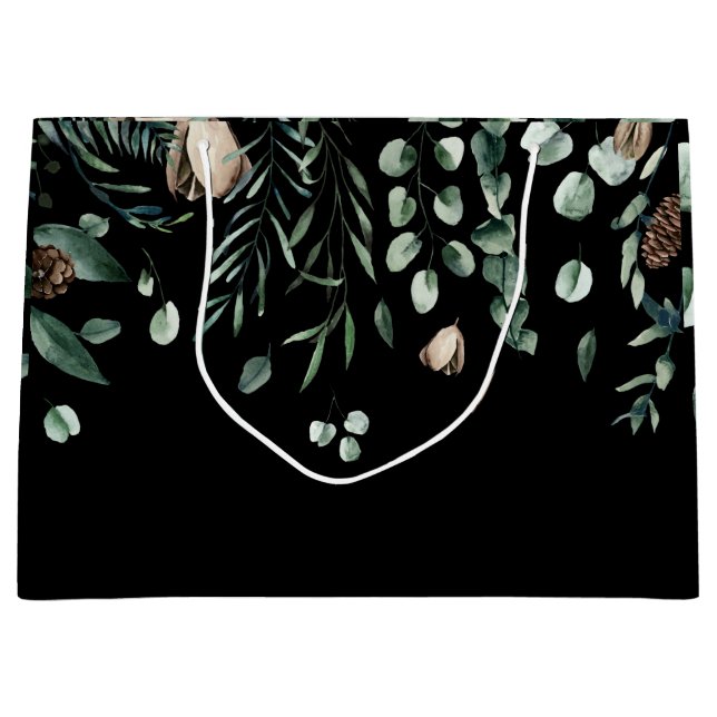 Bolsa De Regalo Grande Vacaciones de invierno (Anverso)