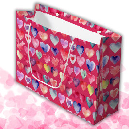 Bolsa De Regalo Grande Valentine de corazón