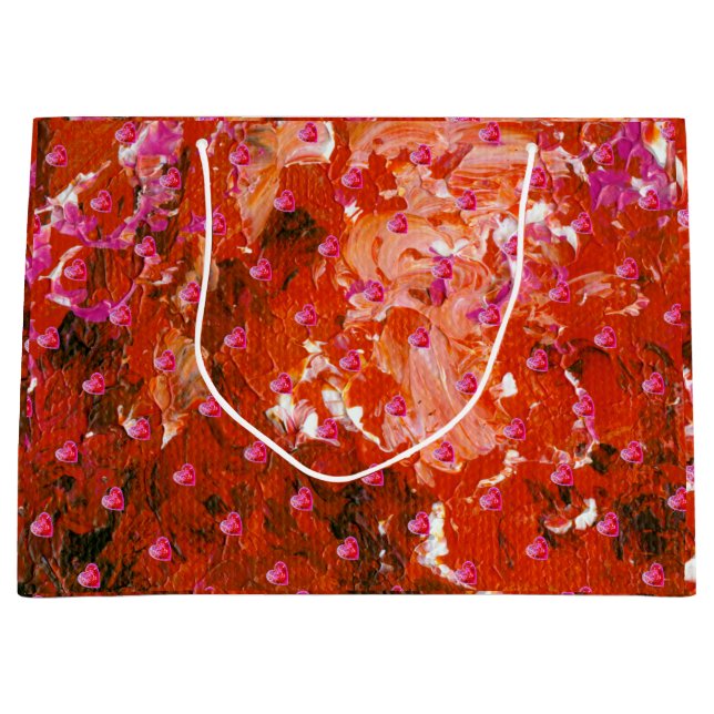 Bolsa De Regalo Grande Valentine Reds - sin fronteras (Anverso)