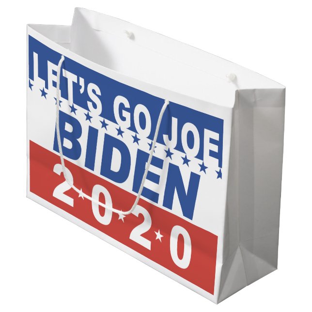 Bolsa De Regalo Grande Vamos Joe Biden 2020 (Angulo Anverso)