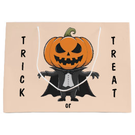 Bolsa De Regalo Grande Vampiro calabaza