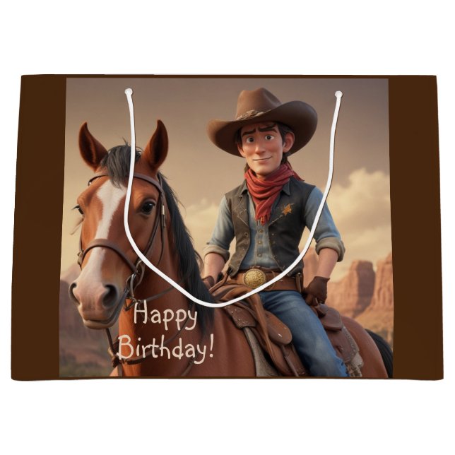 Bolsa De Regalo Grande Vaquero (Anverso)