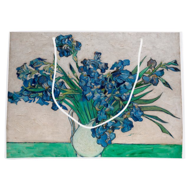 Bolsa De Regalo Grande Vase con irlandeses, Van Gogh (Anverso)