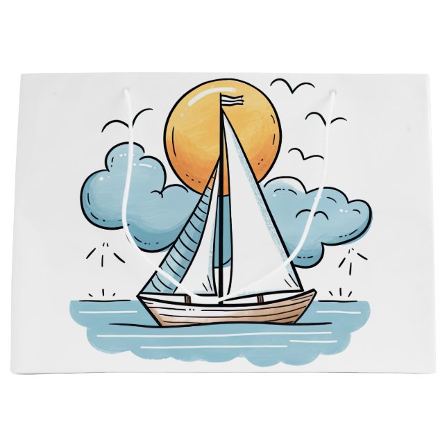 Bolsa De Regalo Grande Velero  (Anverso)