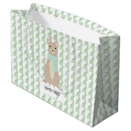 Bolsa De Regalo Grande Venado Con Una Espada Verde