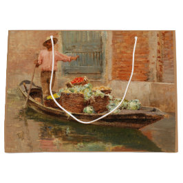 Bolsa De Regalo Grande Vendedor de verduras en Venecia (por Vincenzo Capr