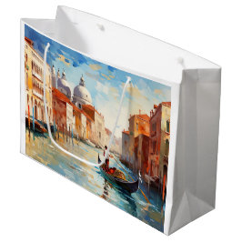 Bolsa De Regalo Grande Venecia pintada, Italia
