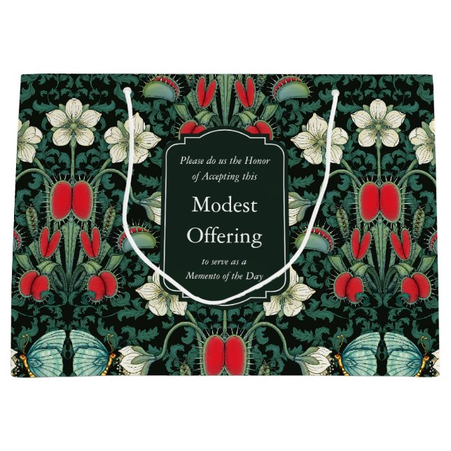 Bolsa De Regalo Grande Venus Flytrampa victoriano gótico personalizado (Anverso)