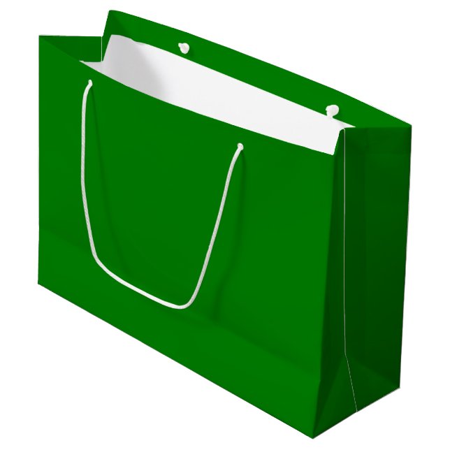Bolsa De Regalo Grande Verde (Angulo Anverso)
