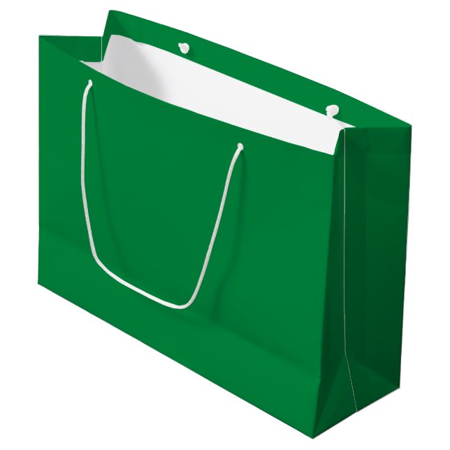 Bolsa De Regalo Grande Verde navidad (Angulo Anverso)