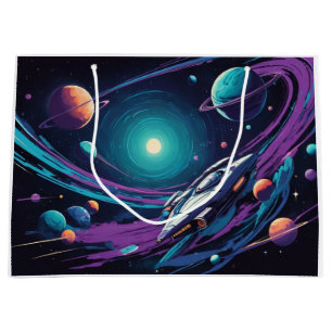 Bolsa De Regalo Grande viaje espacial