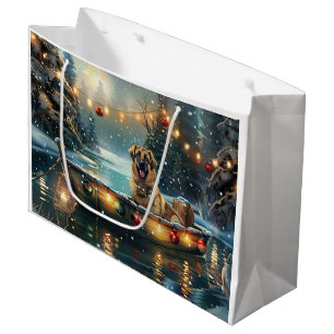 Bolsa De Regalo Grande Viaje Festivo de Navidad del Pastor de Anatolia