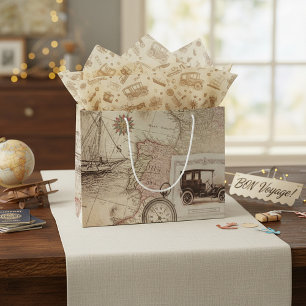 Bolsa De Regalo Grande Viajes vintage