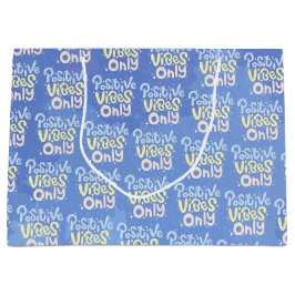 Bolsa De Regalo Grande Vibraciones Positivas Solamente