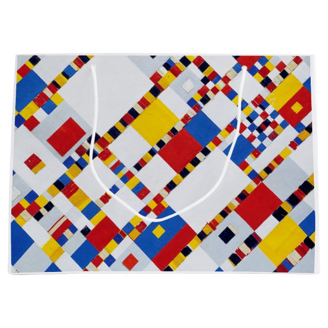 Bolsa De Regalo Grande Victory Boogie Woogie, Mondrian (Anverso)