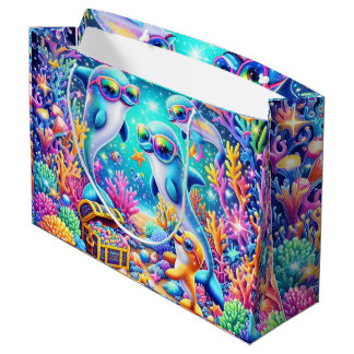 Bolsa De Regalo Grande Vida marina