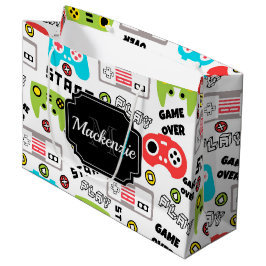 Bolsa De Regalo Grande Videojuego retro