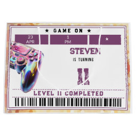 Bolsa De Regalo Grande Videojuegos de cumpleaños