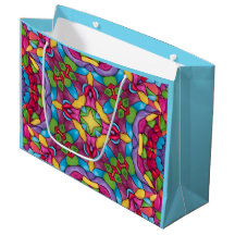 Vidrio manchado Kaleidoscopio púrpura