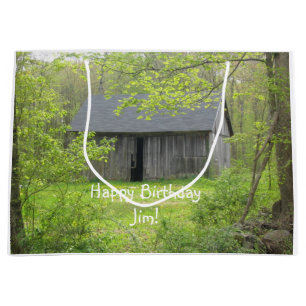 Bolsa De Regalo Grande Viejo cumpleaños de Barn