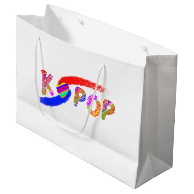 Bolsa De Regalo Grande Viento del K-estallido (Angulo Anverso)