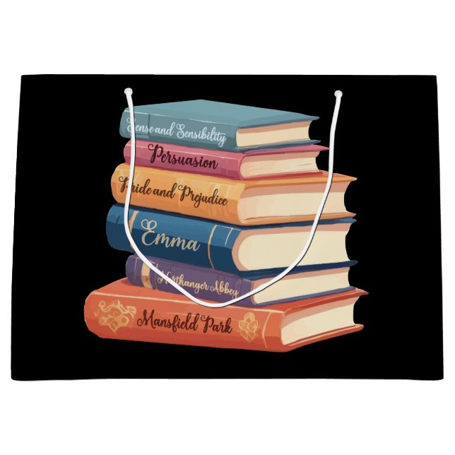 Bolsa De Regalo Grande VII Novelas de Jane Austen (Anverso)