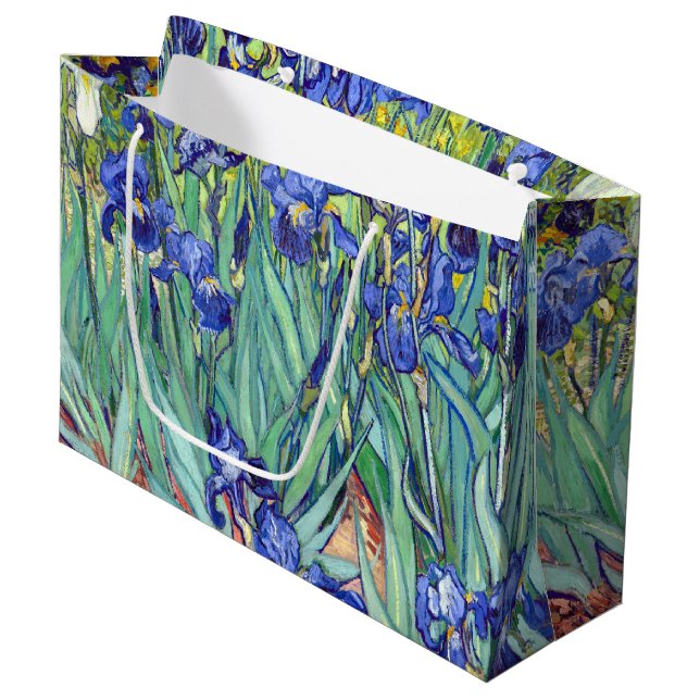 Bolsa De Regalo Grande Vincent van Gogh 1898 iris (Angulo Anverso)