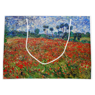 Bolsa De Regalo Grande Vincent van Gogh - Campo de amapola