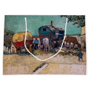 Bolsa De Regalo Grande Vincent Van Gogh - Caravanas, campo gitano cerca d