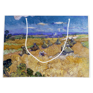 Bolsa De Regalo Grande Vincent van Gogh - Cuestas de trigo con raperos