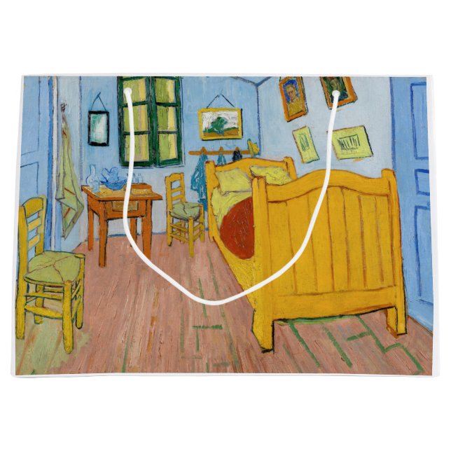 Bolsa De Regalo Grande Vincent Van Gogh - Dormitorio de Vincent en Arles (Anverso)