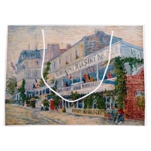 Bolsa De Regalo Grande Vincent van Gogh - El restaurante de la Sirene