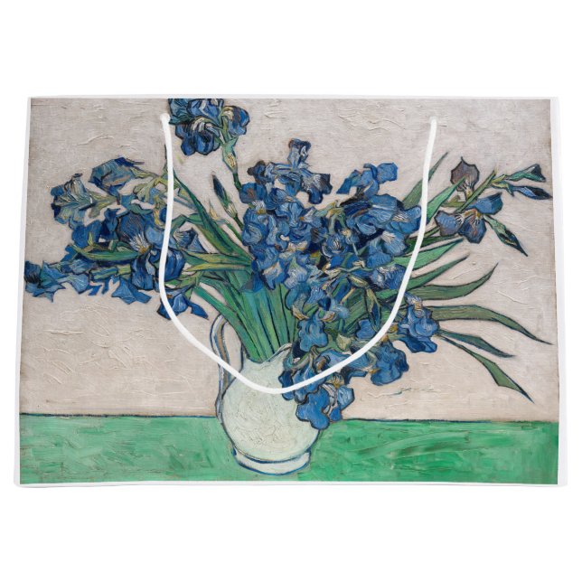 Bolsa De Regalo Grande Vincent van Gogh - Irises (Anverso)