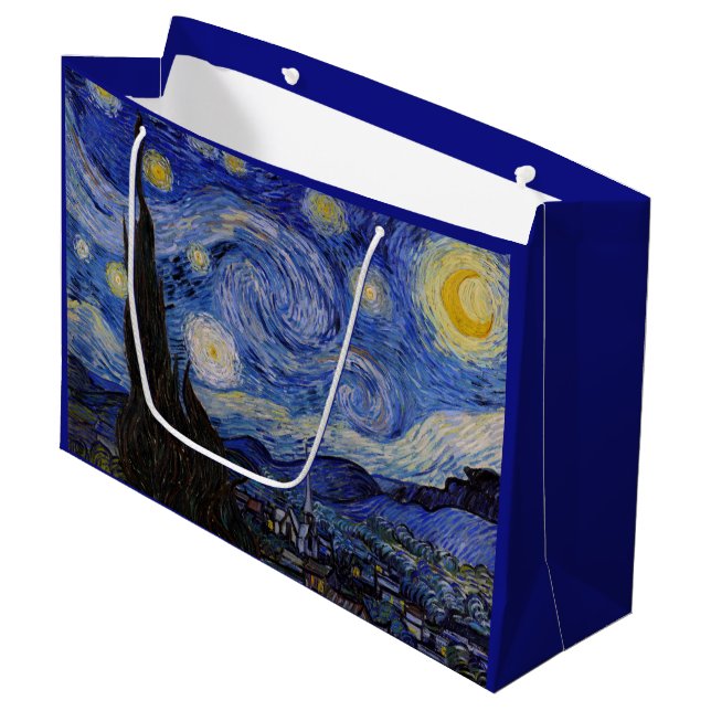 Bolsa De Regalo Grande Vincent Van Gogh - La noche estrellada (Angulo Anverso)