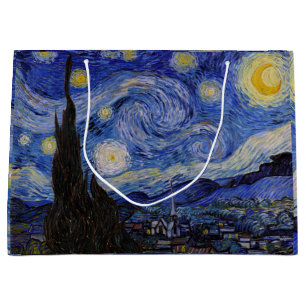 Bolsa De Regalo Grande Vincent Van Gogh - La noche estrellada