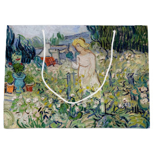 Bolsa De Regalo Grande Vincent van Gogh - Miss Gachet en su jardín