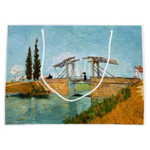Bolsa De Regalo Grande Vincent van Gogh - Puente Langlois en Arles #3