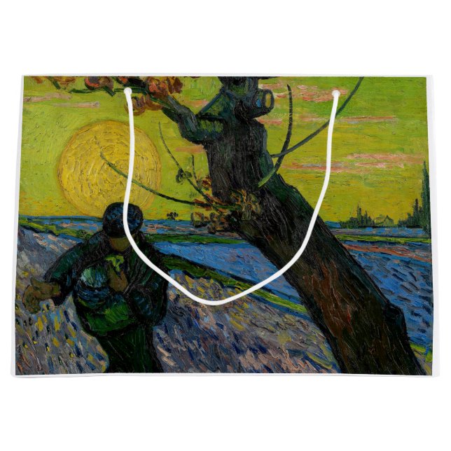 Bolsa De Regalo Grande Vincent van Gogh - The Sower (Anverso)