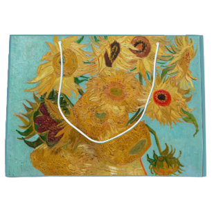 Bolsa De Regalo Grande Vincent Van Gogh - Vase con doce girasoles