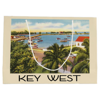 Bolsa De Regalo Grande Vintage Key West Florida