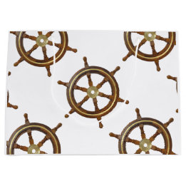 Bolsa De Regalo Grande Vintage Wooden Helm