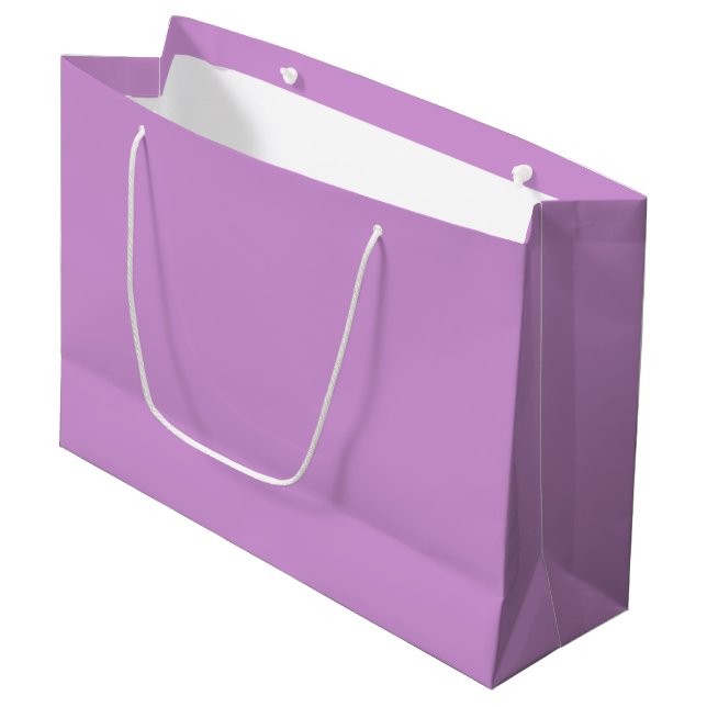 Bolsa De Regalo Grande Violeta claro (Angulo Anverso)