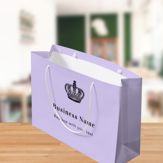 Bolsa De Regalo Grande Violeta de la corona real de negocios (Subido por el creador)