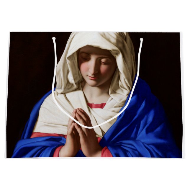 Bolsa De Regalo Grande Virgen en la oración, Sassoferrato (Anverso)