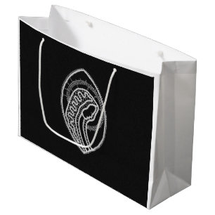 Bolsa De Regalo Grande Virgen María Bendita Católica Encaje Blanco sobre 