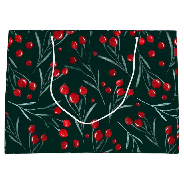 Bolsa De Regalo Grande Víspera de navidades - navidades tradicionales emp (Anverso)