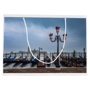 Bolsa De Regalo Grande Vista de la isla San Giorgio Maggiore en Venecia